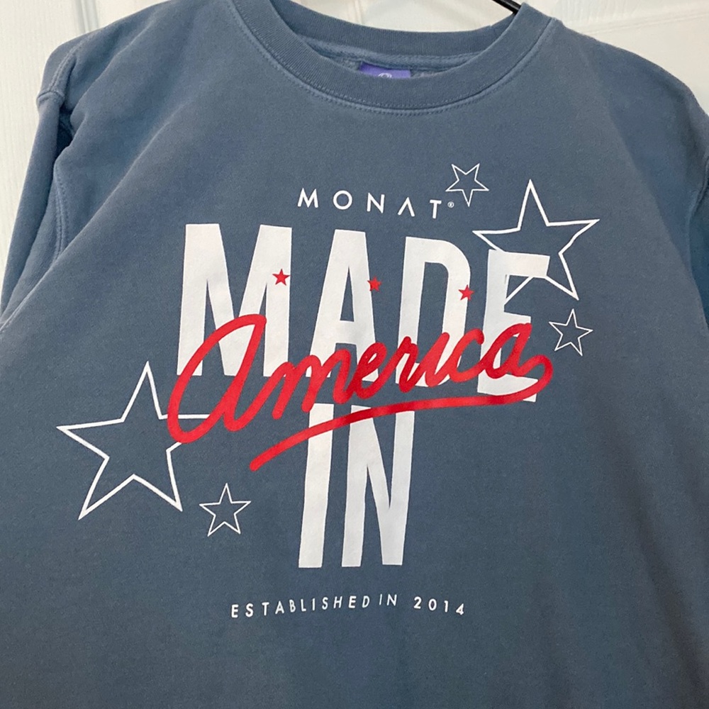 MONAT SWEATSHIRT / BLUE / SMALL